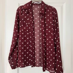 Disney Parks button down shirt